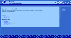 Desktop Screenshot of bryantwebconsulting.com