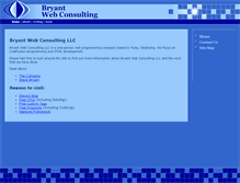 Tablet Screenshot of bryantwebconsulting.com